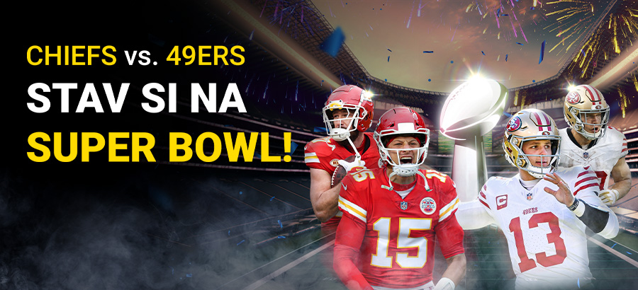 Stav si na Super Bowl LVIII a vyber si aj z nášho kurzového špeciálu!