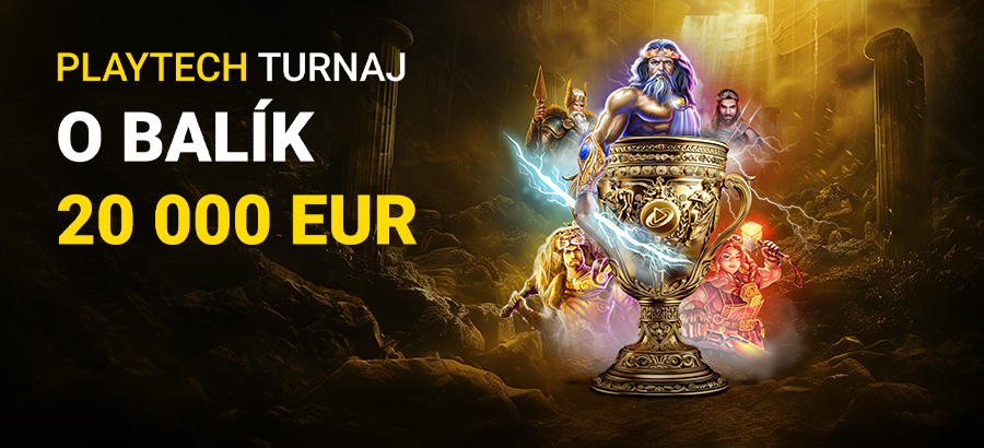 Bav sa v&nbsp;Playtech turnaji a&nbsp;vyhraj ceny z&nbsp;balíka 20&nbsp;000&nbsp;eur!