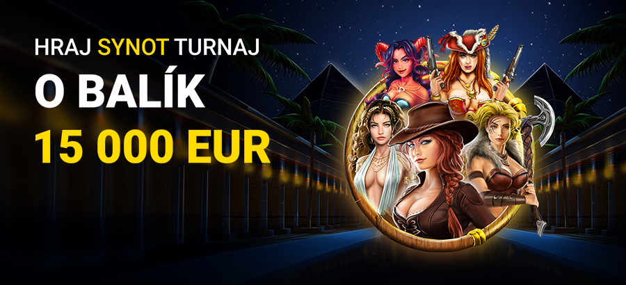 Zabav sa v Synot turnaji a&nbsp;vyhraj jednu z&nbsp;1&nbsp;000 cien!
