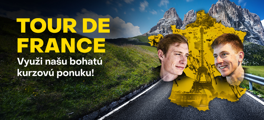 Vyber si z bohatej kurzovej ponuky na Tour de France!