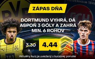 Zápas dňa: Dortmund vs. Heidenheim