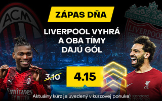 Zápas dňa: AC Miláno vs. Liverpool