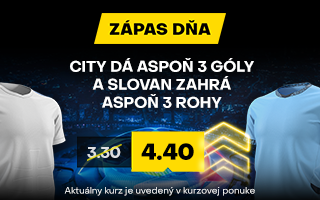 Zápas dňa: Slovan vs. Man.City