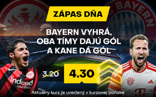 Zápas dňa: Frankfurt vs. Bayern