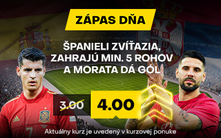 Zápas dňa: Španielsko vs. Srbsko