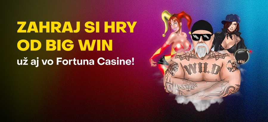 Hry od&nbsp;Big&nbsp;Win Games už&nbsp;aj vo&nbsp;Fortuna Casine!