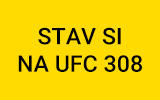 Stav si na zápasy nabitého turnaja UFC 308!