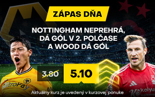 Zápas dňa: Wolves vs. Nottingham