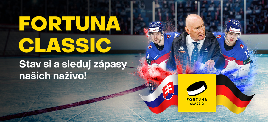 Stav si na Fortuna Classic a sleduj zápasy našich naživo!