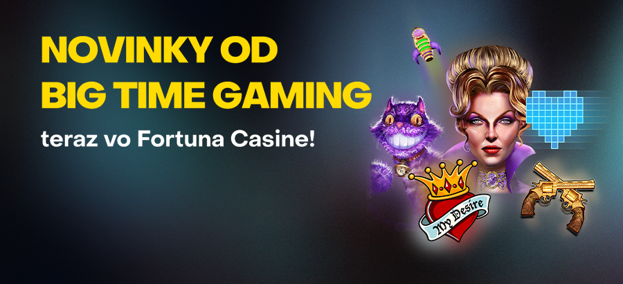 Nekonečné možnosti na výhry s novinkami od Big Time Gaming!
