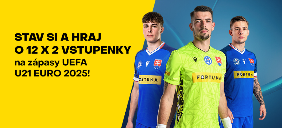 Poznáme výhercov vstupeniek na zápasy UEFA U21 EURO 2025!