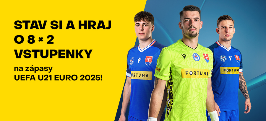 Poznáme ďalších výhercov vstupeniek na zápasy UEFA U21 EURO 2025!