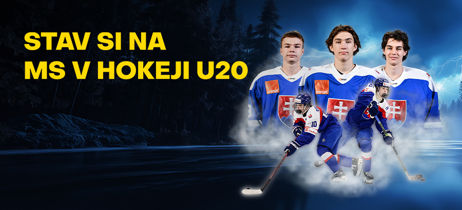 Stav si na hokejové MS U20 a sleduj zápasy naživo na Fortuna TV!