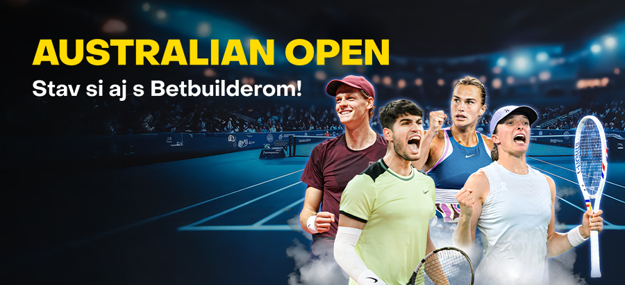Stav si na Australian Open s Betbuilderom!