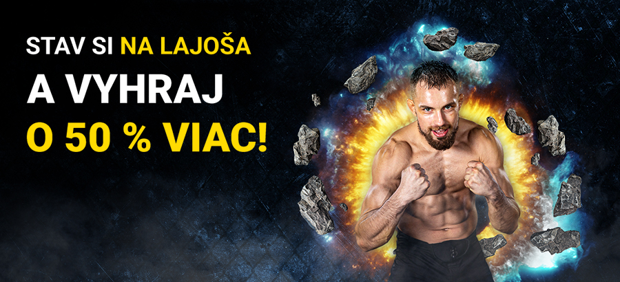 Stav si na zápas Lajoša Kleina v UFC a vyhraj o 50 % viac!